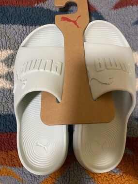 NEW Puma Embossed Logo Slide Sandals